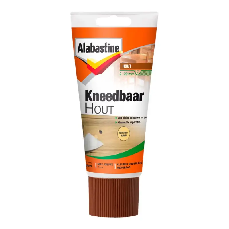 Alleen Vandaag Alabastine Kneedbaar Hout 200 Gram